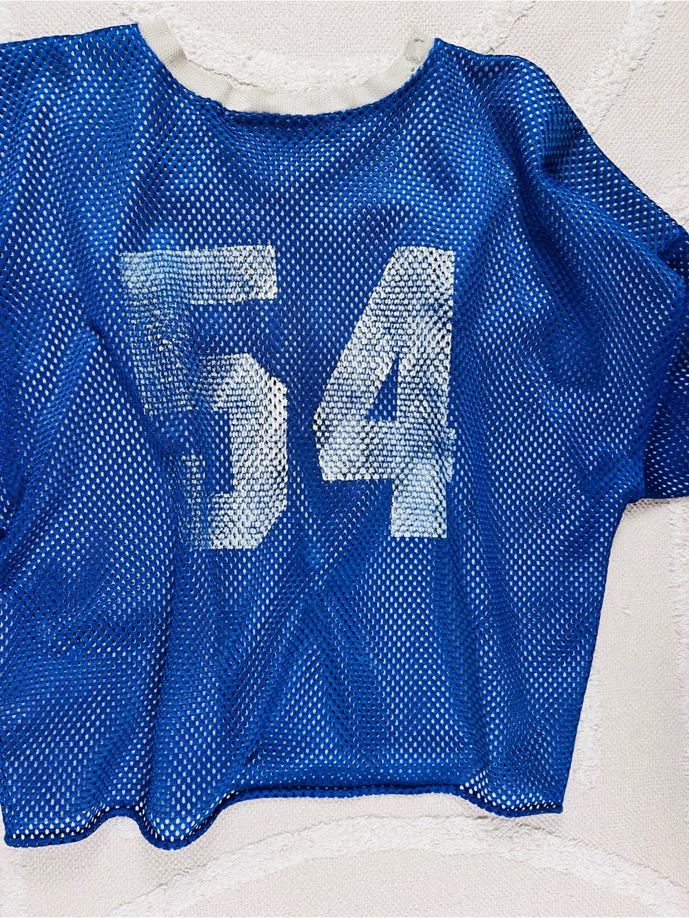 Vintage Football Practice Jersey High School Wolves Reversible– Blue/White – L - Picture 2 of 10